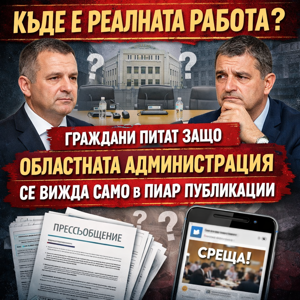 Само срещи и кратки прессъобщения: граждани питат какво всъщност върши областната управа в Кърджали